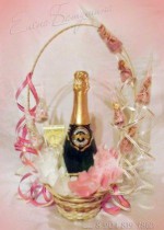 "СВАДЕБНАЯ КОРЗИНА" (для шампанского)