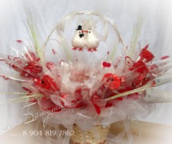 СВАДЕБНАЯ КОРЗИНА (с голубями)